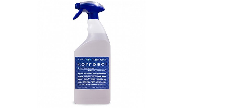 Ta bort flygrosten från bilen