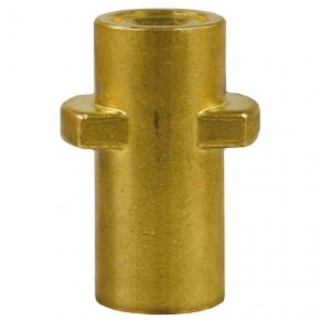 Snabbkoppling hane av bajonettmodell K samt invändig gänga 1/4 i andra änden. 