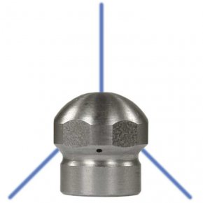 Främre stråle för att täppa igen eller avisning av rörledningar. Jets bakåt för framdrivning och spola ut det lossnade materiale