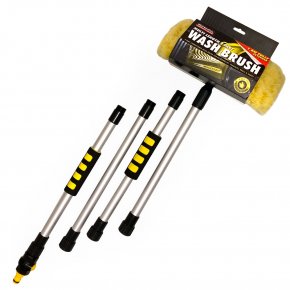 Tvättborste bil båt husvagn husbil lång tak delbar