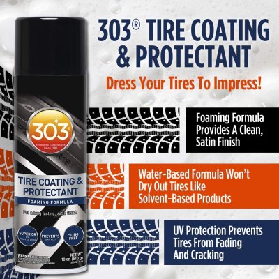 303 tire coating & protectant däcksförsegling gummibehandling däcksmedel