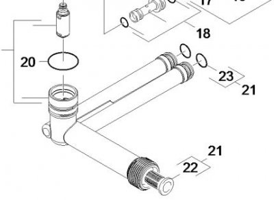 Inloppsrör reservdel Kärcher K3 Premium