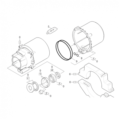 Kärcher kullager motor