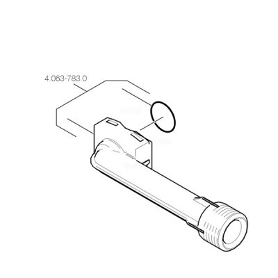 Inloppsrör K2 K3 4.063-783.0 5.064-159