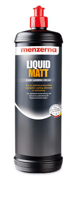 Menzerna Liquid Matt grovt polermedel våtslipning innan lackering ta bort repor