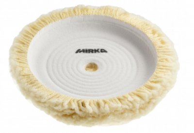 Mirka twisted wool flätad ull polerrondell